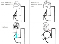 Toilet splash gone too far
