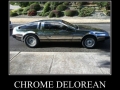 Chrome Delorean