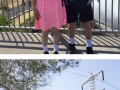 Dude knits jumpers of landmarks then takes photos in front of them