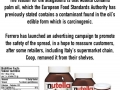 Supermarket bans Nutella