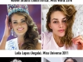 Beauty queens on the catwalk vs real life
