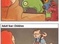 Childhood fears vs adult fears