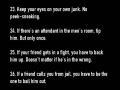 Unwritten rules every man should live by