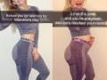 Before and after valentine's day