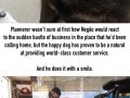 Dog abandoned at gas station is now its cutest employee