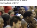 Don't embarrass me!
