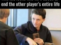Dude's about to get sent to the Shadow Realm