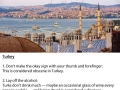 How NOT to behave in these countries