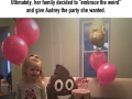 Little girl wanted a p00p-themed birthday party