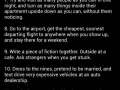Unusual date ideas
