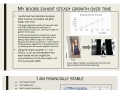 Woman creates a why you should date me presentation
