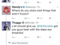 This guy forgot what a refrigerator is