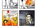 Comic artist IRL