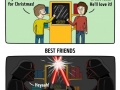 Differences between friends and best friends