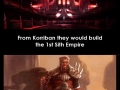 The origins of the Sith