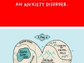 Artist suffering from anxiety and depression illustrates her life