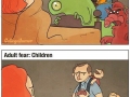 Childhood fears vs adult fears