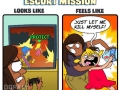Gaming: What it looks like vs what it feels like