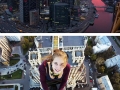 Russian girl does rooftopping and takes the riskiest selfies