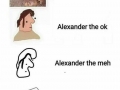 Alexander the confused