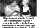 Marilyn Monroe using her privilege for good