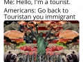 Tourists in America