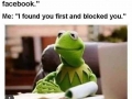 I can't find you on Facebook