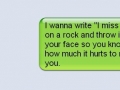 It hurts to miss you
